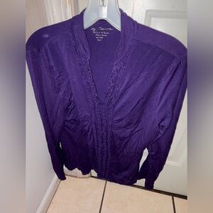Chico's Rich Purple Top